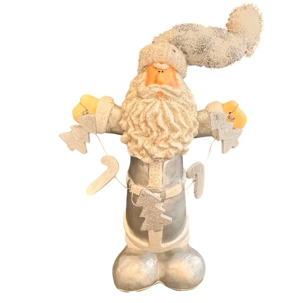 Charming‎ Santa Claus Figurine Christmas Holiday Decor Tabletop Display